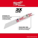 Milwaukee 49-22-1113 13 PC SAWZALL Blade Set - 5