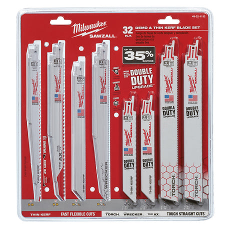 Milwaukee  49-22-1132 Milwaukee 32-Piece Mega SAWZALL Blade Kit