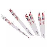 Milwaukee 49-22-1306A 6PC BIM SZ + NITRUS TORCH Reciprocating Blade Set
