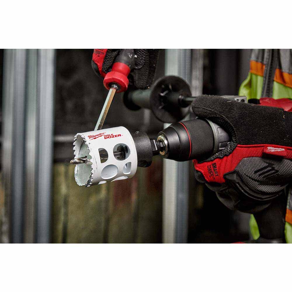 Milwaukee 49-22-4001 10 PC HOLE DOZER HVAC Hole Saw Kit - 5