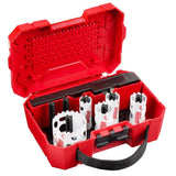 Milwaukee 49-22-4040 Hole Dozer Bi-Metal Hole Saw Kit 3/4" to 2" with Arbor and Pilot Bit (7 Piece)