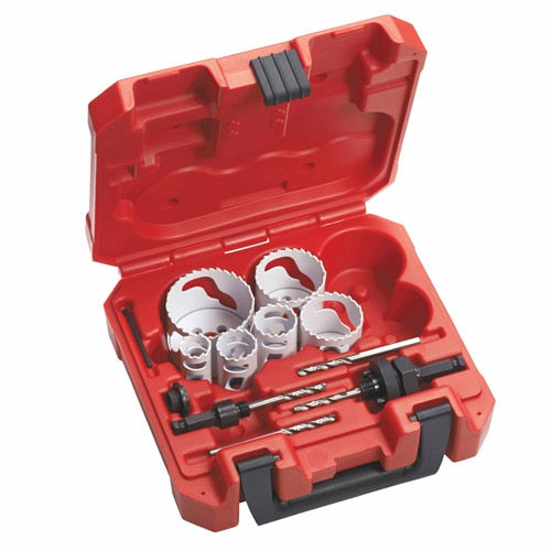 Milwaukee 49-22-4095  7/8" - 2-1/2" 10-Piece Electrician's Hole Dozer Hole Saw Kit - 2