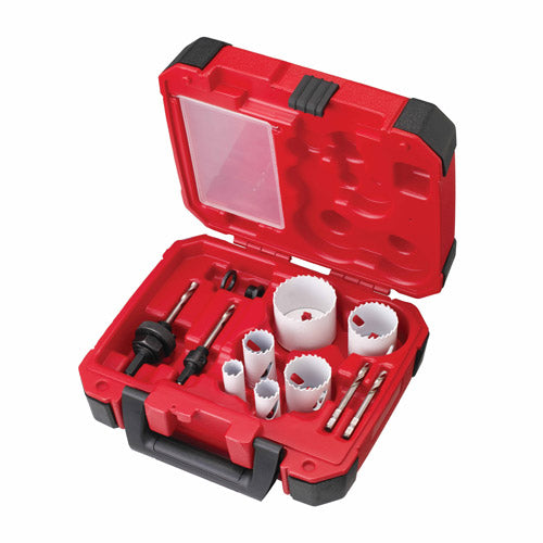 Milwaukee 49-22-4095  7/8" - 2-1/2" 10-Piece Electrician's Hole Dozer Hole Saw Kit - 3