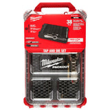 Milwaukee 49-22-5603 38PC Metric Tap & Die PACKOUT Set w/ Hex-LOK 2-in-1 Handle - 12