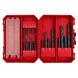 Milwaukee 49-22-5612 SAE Straight Flute Plug Tap and Drill Bit Set with Case (20 Piece Set)