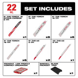 Milwaukee 49-22-5640 22PC SAWZALL Blade PACKOUT Kit - 2