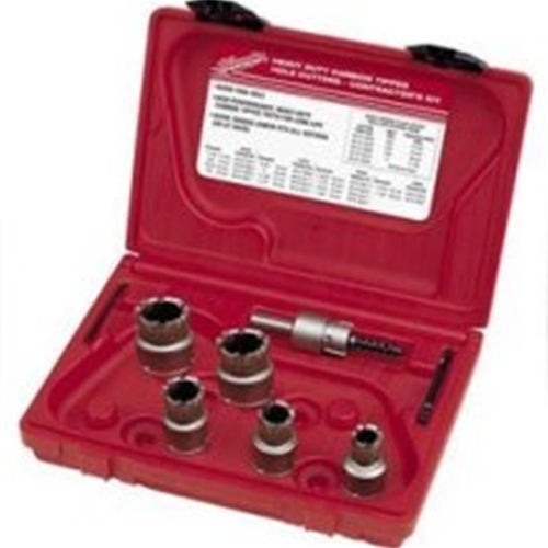 Milwaukee 49-22-8210 Carbide Cutter Kit For Sheet Metal 7 Piece