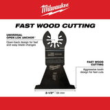 Milwaukee  49-25-1113 Milwaukee® OPEN-LOK™ 2-1/2" HCS WOOD BLADES 3PK - 5