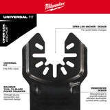 Milwaukee 49-25-1138 Open-Lok 1-3/8" HCS Japanese Tooth Pro-Curve Hardwood Multi-Tool Blades 25Pk - 5