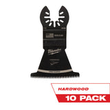 Milwaukee  49-25-1159 Milwaukee® OPEN-LOK™ 2-1/2" HCS JAPANESE TOOTH PRO-CURVE™ HARDWOOD BLADE 10PK