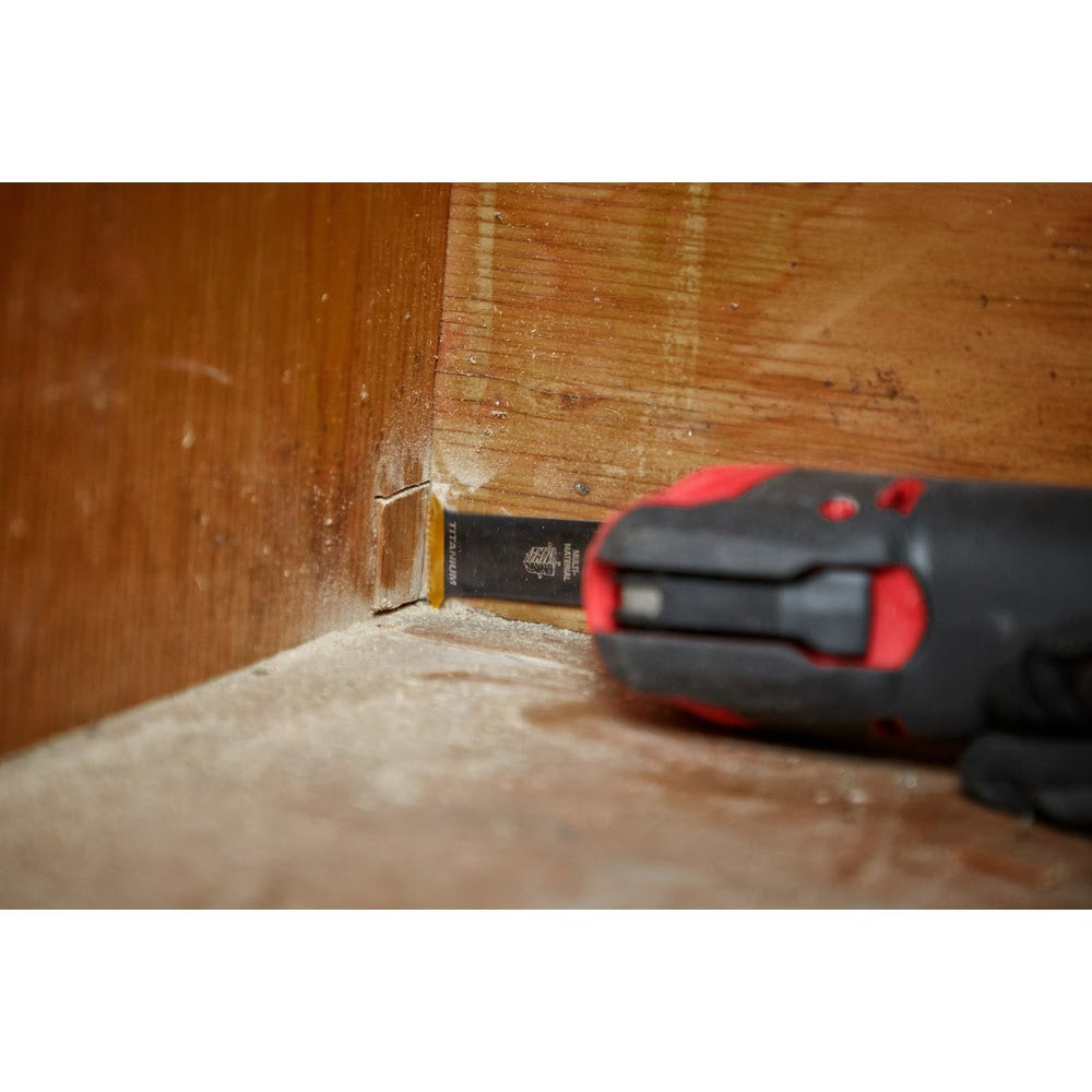 Milwaukee  49-25-1203 Milwaukee® OPEN-LOK™ 1-1/4" TITANIUM ENHANCED BI-METAL MULTI-MATERIAL BLADE 1PK - 8