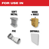 Milwaukee  49-25-1233 Milwaukee® OPEN-LOK™ 1-3/8" TITANIUM ENHANCED BI-METAL MULTI-MATERIAL BLADES 3PK - 4