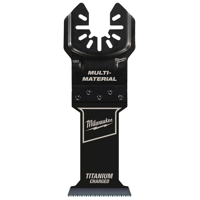 Milwaukee 49-25-1238 Open-Lok 1-3/8" Titanium Charged Bi-Metal Multi-Material Multi-Tool Blades 25Pk