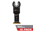 Milwaukee  49-25-1239 Milwaukee® OPEN-LOK™ 1-3/8" TITANIUM ENHANCED BI-METAL MULTI-MATERIAL BLADES 10PK