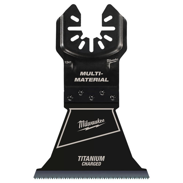 Milwaukee 49-25-1248 Open-Lok 2-1/2" Titanium Charged Bi-Metal Multi-Material Multi-Tool Blades 25Pk