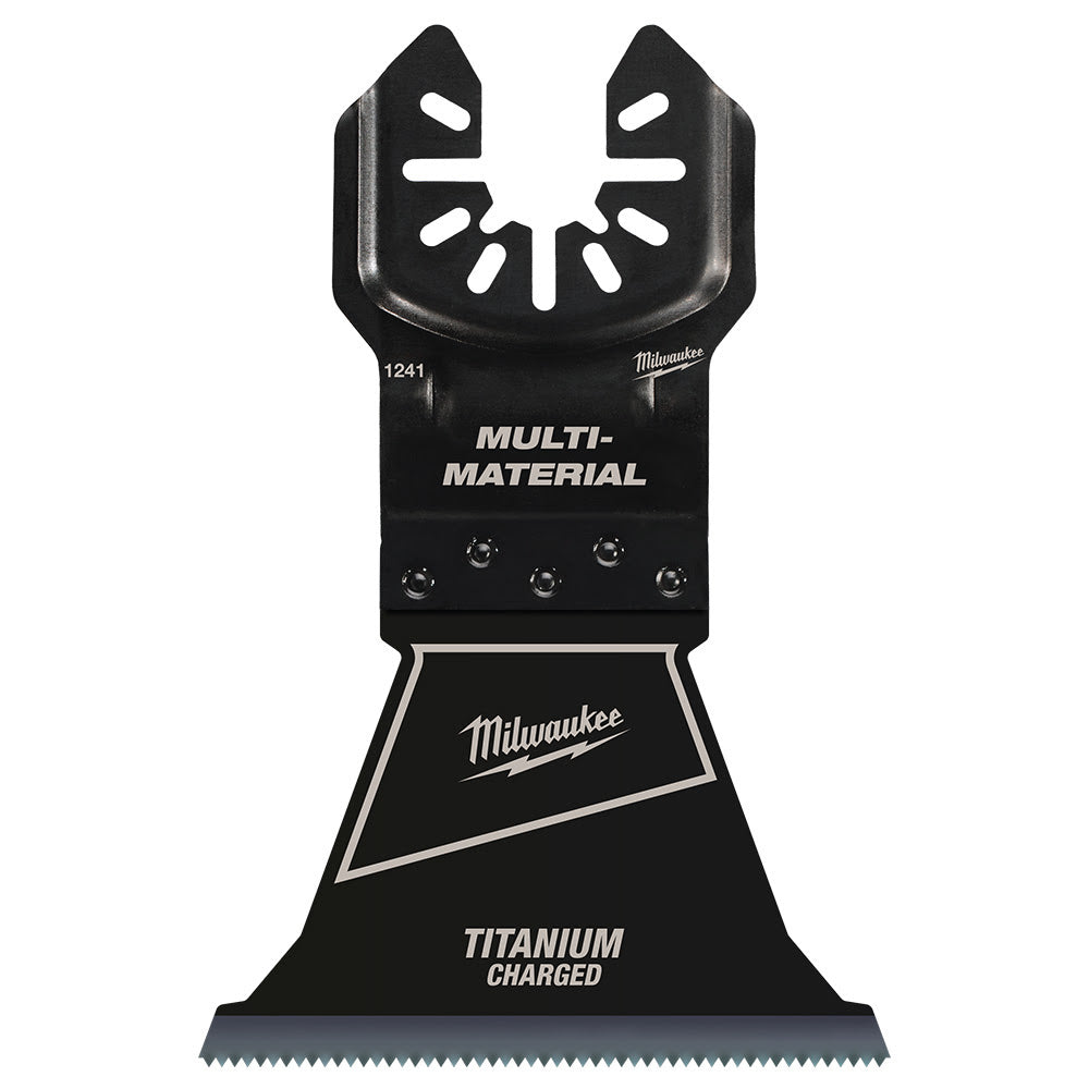 Milwaukee 49-25-1248 Open-Lok 2-1/2" Titanium Charged Bi-Metal Multi-Material Multi-Tool Blades 25Pk - 9