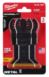 Milwaukee  49-25-1263 Milwaukee® OPEN-LOK™ 1-3/4" TITANIUM ENHANCED BI-METAL METAL BLADES 3PK - 2