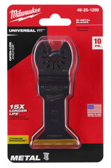 Milwaukee  49-25-1269 Milwaukee® OPEN-LOK™ 1-3/4" TITANIUM ENHANCED BI-METAL METAL BLADES 10PK