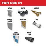 Milwaukee  49-25-1502 Milwaukee® OPEN-LOK™ 1-3/8" TITANIUM ENHANCED CARBIDE TEETH METAL BLADE 2PK - 4