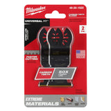 Milwaukee  49-25-1522 Milwaukee® OPEN-LOK™ 1-3/8" TITANIUM ENHANCED CARBIDE TEETH MULTI-MATERIAL BLADE 2PK - 11