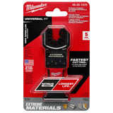 Milwaukee 49-25-1575 NITRUS CARBIDE Extreme Materials Universal Fit OPEN-LOK Multi-Tool Blade 5PK - 11