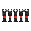 Milwaukee 49-25-1576 1-3/8" Nitrus Carbide Universal Fit Open-Lok Oscillating Multi-Tool Blade for Extreme Materials Cutting (5 Pack)