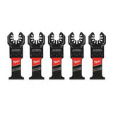 Milwaukee 49-25-1576 1-3/8" Nitrus Carbide Universal Fit Open-Lok Oscillating Multi-Tool Blade for Extreme Materials Cutting (5 Pack)