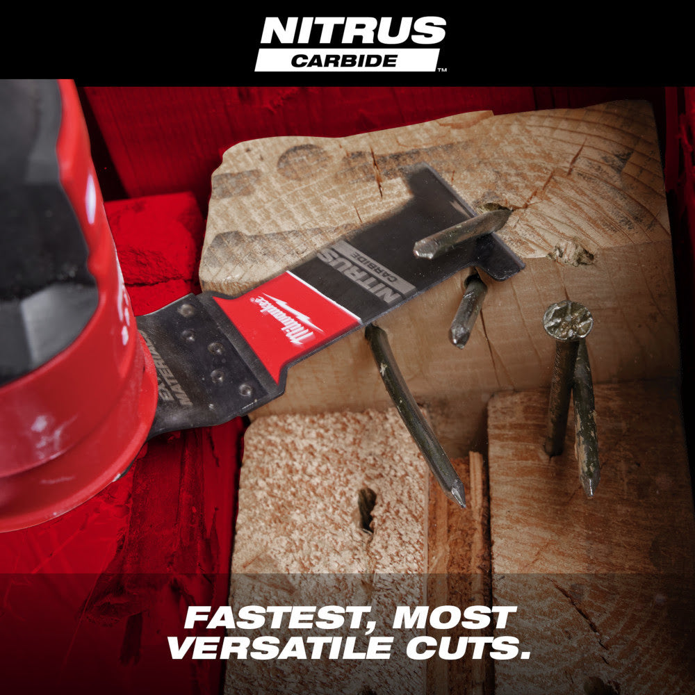 Milwaukee 49-25-1579 Nitrus Carbide Extreme Materials Universal Fit Open-Lok Multi-Tool Blade 10Pk - 4