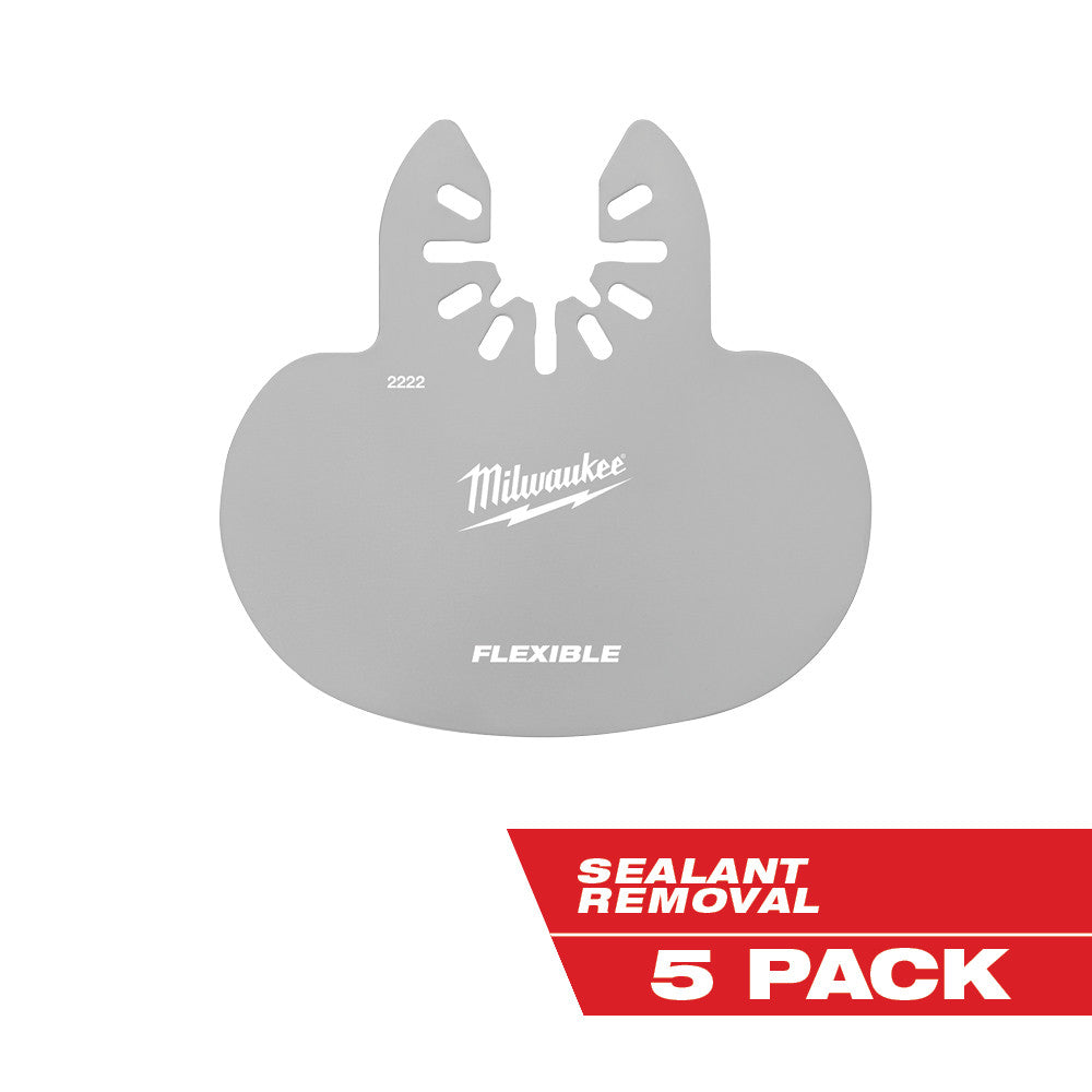 Milwaukee  49-25-2222 Milwaukee® OPEN-LOK™ MUSHROOM SEALANT SCRAPER BLADE 5PK - 3