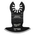 Milwaukee 49-25-2272 Universal Fit OPEN-LOK Diamond MAX Diamond Grit Grout Removal Multi-Tool Blade