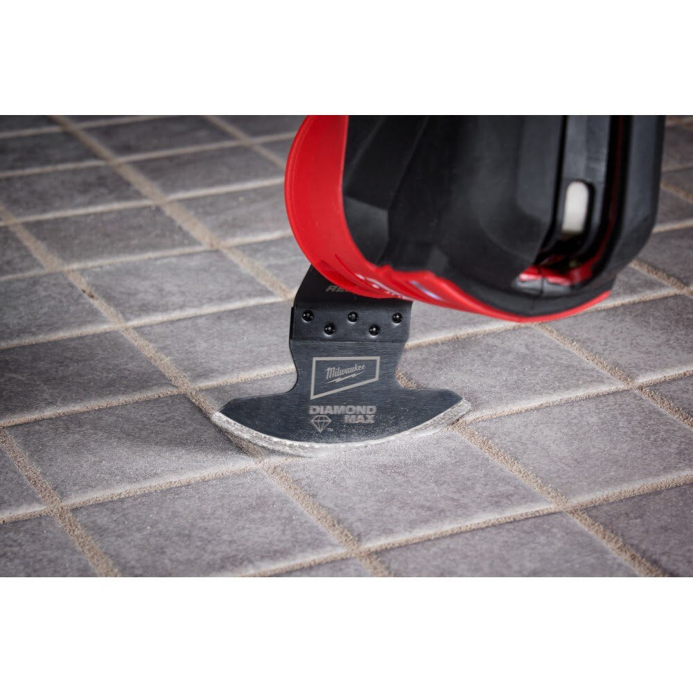 Milwaukee 49-25-2275 Open-Lok Diamond Max Diamond Grit Grout Removal Multi-Tool Blade 5Pk - 6