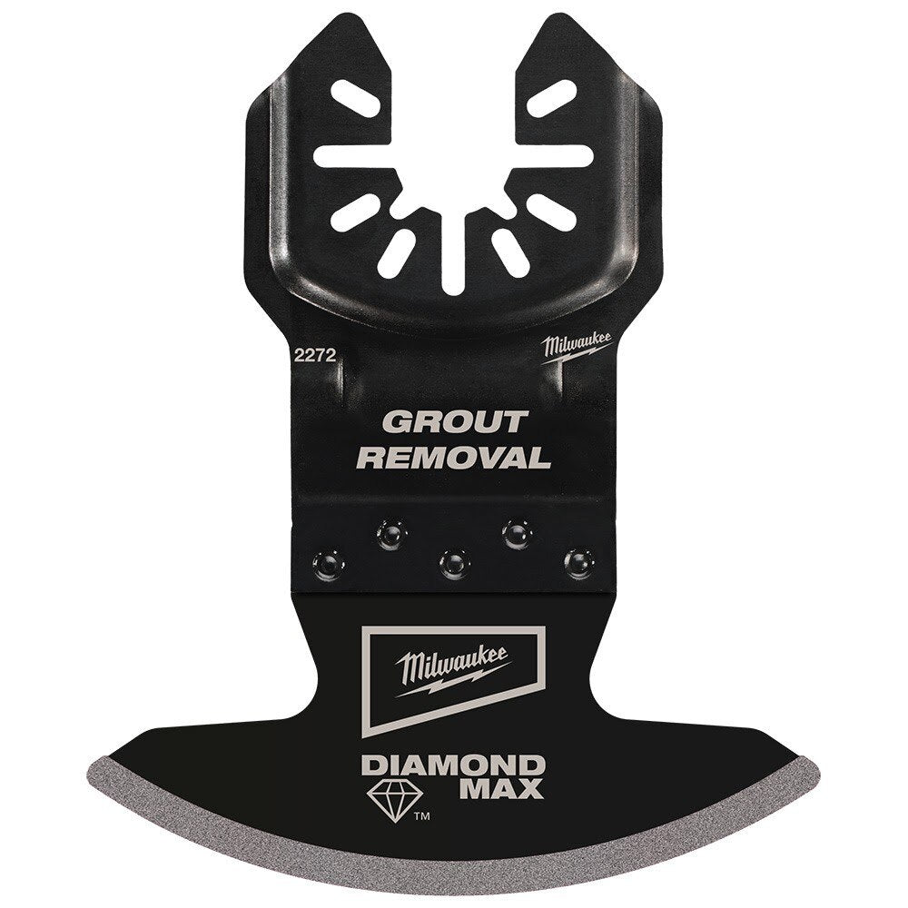 Milwaukee 49-25-2275 Open-Lok Diamond Max Diamond Grit Grout Removal Multi-Tool Blade 5Pk - 7