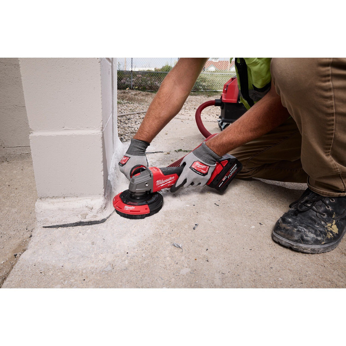 Milwaukee 49-40-6200 4-1/2" to 5" Surface Grinding Dust Shroud for Angle Grinders - 6