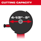 Milwaukee 49-40-6205 5 in. Cutting Dust Shroud for 4-1/2 in. to 7 in. AC/DC Angle Grinders - 3