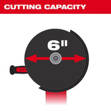 Milwaukee 49-40-6215 6 in. Tuckpointing Dust Shroud Grinder Attachment for 4-1/2 in. to 7 in. AC/DC Angle Grinders - 3