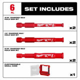 Milwaukee 49-56-0550 Milwaukee Diamond Max Hole Saw Bit Set - 6PC - 2