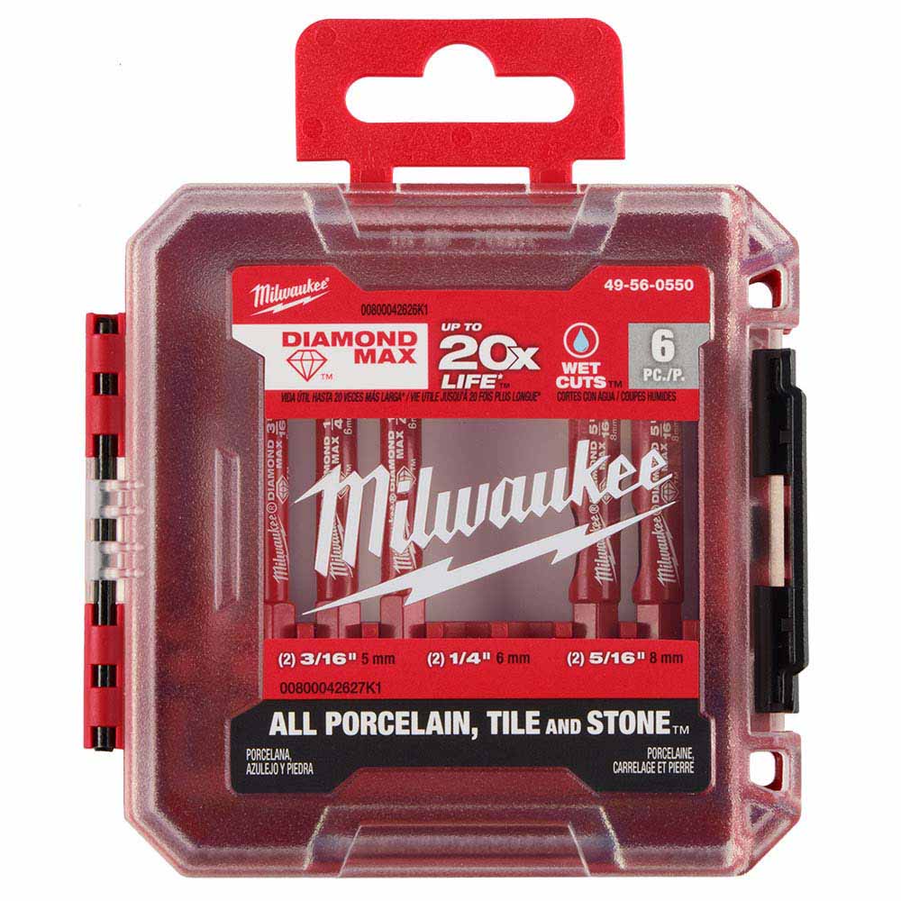 Milwaukee 49-56-0550 Milwaukee Diamond Max Hole Saw Bit Set - 6PC - 10