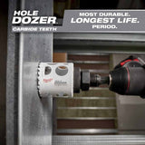 Milwaukee 49-56-0736 3-1/4" HOLE DOZER™ with Carbide Teeth Hole Saw - 5