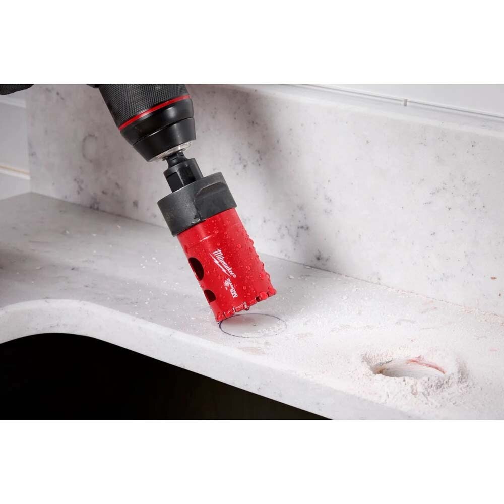 Milwaukee 49-56-5730 Diamond Max Hole Saw Set - 6 Piece for Porcelain and Stone - 4