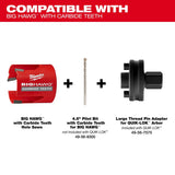 Milwaukee 49-56-7545 3/8 in. QUIK-LOK Arbor Set (5 Piece) - 7