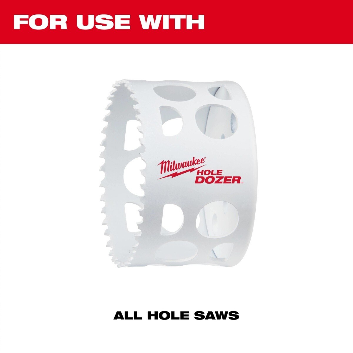 Milwaukee 49-56-7576 Hole Enlargement Thread Adapter for QUIK-LOK Hole Saw Arbors - 6