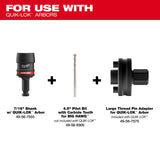 Milwaukee 49-56-9215 2-1/4" Big Hawg with Long Life 10X Larger Carbide Teeth - 6