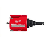 Milwaukee 49-56-9520 2-9/16" BIG HAWG Carbide Teeth Hole Saw with Arbor (2 Piece)