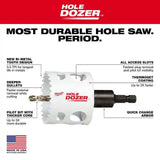 Milwaukee 49-56-9667 2" Hole Dozer Bi-Metal Hole Saw with Arbor - 3