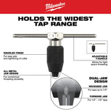 Milwaukee 49-57-5001 Tap Collet for Taps up to 1/2" & T Handle Bar - 4