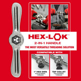 Milwaukee 49-57-5003 Hex-LOK 2-in-1 Tap and Die Threading Handle & Tap Collet - 4