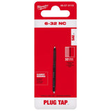 Milwaukee 49-57-5115 6-32 NC Straight Flute Plug Tap - 12
