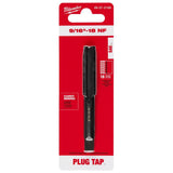 Milwaukee 49-57-5168 9/16"-18 NF Straight Flute Plug Tap - 9