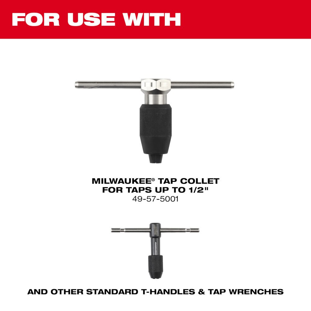 Milwaukee 49-57-5191 1/4"-18 NPT Straight Flute Taper Tap - 4