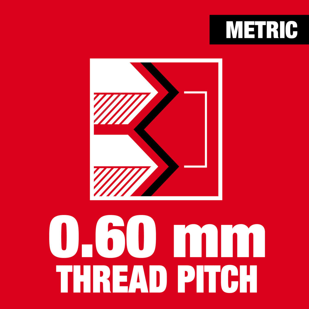 Milwaukee 49-57-5310 M3-0.60 mm 1-Inch Hex Threading Die - 2